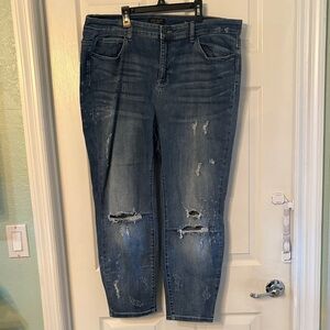 Judy Blue Relaxed Fit Medium Wash Jeans-size 20